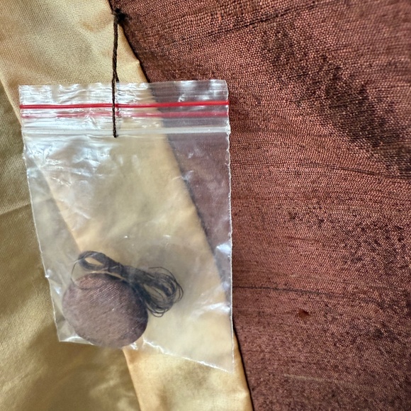 Bronze Iridescent Raw Silk Jacket - Picture 6 of 7